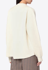 Jil Sander Stand-Up Collar Ribbed Sweater Off-white J02GP0223J14737/R_JILSA-106