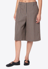 Jil Sander Check Wool Bermuda Shorts Multicolor J02KA0353J40271/R_JILSA-242
