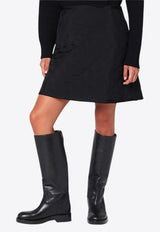 Jil Sander Quilted Mini Skirt Black J02MA0334J65339/R_JILSA-001