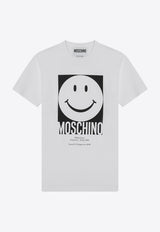 Moschino Smiley Logo T-shirt White J07160541/Q_MOSCH-1001