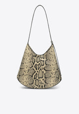 Jil Sander Eldorado Python Print Leather Shoulder Bag Multicolor J08ZH0061P8355/Q_JILSA-282