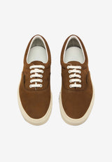 Tom Ford Jude Nubuck Suede Low-Top Sneakers Brown J1434-LCL215L EWE
