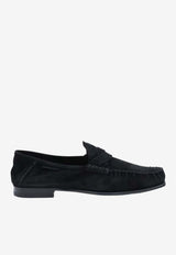 Tom Ford Suede Loafers with Twisted-Straps Black J1528-LCL534N NAA