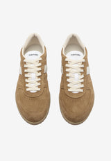 Tom Ford Terence Suede Low-Top Sneakers J1539-LCL046N 3BA17 Tan