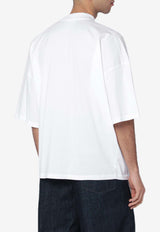 Jil Sander Mock-Neck Oversized T-shirt White J21GC0005J45084/S_JILSA-100