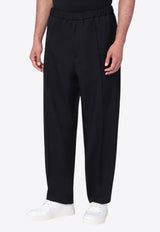 Jil Sander Technical Gabardine Track Pants Black J21KA0012J70001/R_JILSA-001