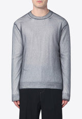Jil Sander Layered Crewneck Sweater Gray J22FV0112JTN376/Q_JILSA-056