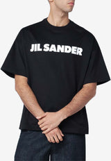 Jil Sander Boxy Logo T-shirt Black J22GC0221J20349/S_JILSA-001