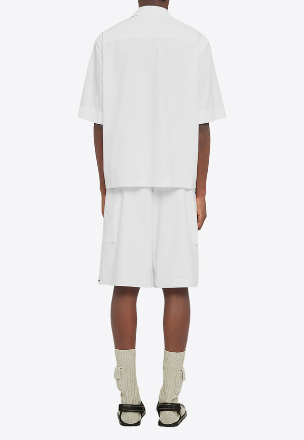 Jil Sander Short-Sleeved Oversized Shirt J47DL0145-J45127WHITE