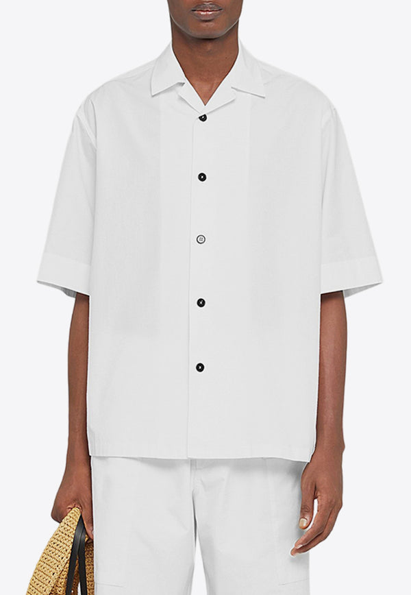 Jil Sander Short-Sleeved Oversized Shirt J47DL0145-J45127WHITE