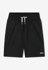 Hugo Boss Kids Boys Track Shorts Black J52312/09B_BLACK