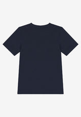 Hugo Boss Kids Boys Logo Print T-shirt Navy J52358/849_NAVY