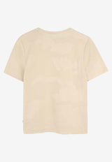 Hugo Boss Kids Boys Jacquard Camo T-shirt Sand J52379/21C_SAND