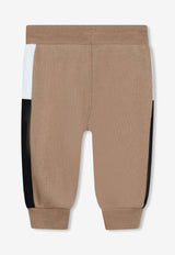 Hugo Boss Kids Baby Boys Colorblocked Track Pants Beige J52429/269_BEIGE