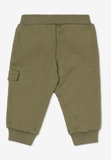 Hugo Boss Kids Baby Boys Logo Track Pants Green J52436/724_GREEN