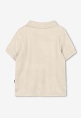 Hugo Boss Kids Baby Boys Jacquard Camo Polo T-shirt Sand J52451/21C_SAND