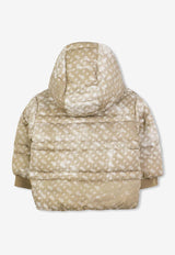 Hugo Boss Kids Baby Boys Monogram Padded Jacket Beige J52475/269_BEIGE