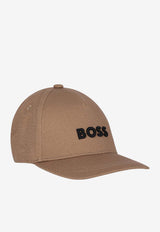 Hugo Boss Kids Boys Embroidered Logo Baseball Cap Beige J52628/269_BEIGE