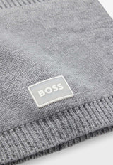 Hugo Boss Kids Boys Logo Patch Snood Gray J52667/A46_GREY