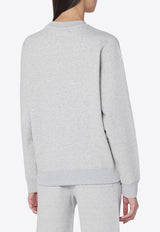 Jil Sander Logo Print Crewneck Sweatshirt Gray J53GU0003J20010/R_JILSA-052