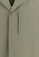 Jil Sander Single-Breasted Tailored Blazer Green J61BN0007_J45162_317