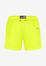 MC2 Saint Barth Kids Boys X Pantone Logo Swim Shorts Yellow JEA001201633H/Q_MC2-94