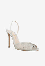 Andrea Wazen Jen 105 Crystal Mesh Glitz Sandals Silver JENSL105SMHSIL-PS26_SILVER