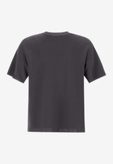 Herno Knit-Effect Crewneck T-shirt Gray JG000206U_GREY