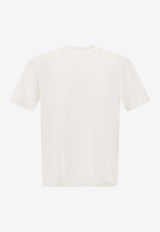 Herno Knit-Effect Short-Sleeved T-shirt White JG000206U_WHITE
