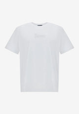 Herno Embroidered Logo T-shirt White JG000239U_WHITE