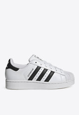 Adidas Kids Boys Superstar Low-Top Sneakers White JH9976LE/R_ADIDS-FC