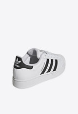 Adidas Kids Boys Superstar Low-Top Sneakers White JH9976LE/R_ADIDS-FC