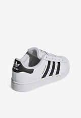 Adidas Kids Girls Superstar Low-Top Sneakers White JH9980LE/R_ADIDS-FC