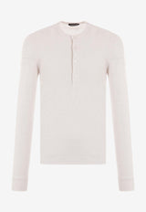 Tom Ford Long-Sleeved Ribbed T-shirt JHL005-JMT003F23 AW003