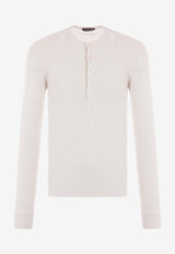 Tom Ford Long-Sleeved Ribbed T-shirt JHL005-JMT003F23 AW003