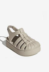 Adidas Kids Boys Superstar Sandals Beige JI2804PVC/Q_ADIDS-WA