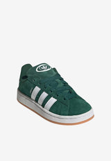 Adidas Kids Boys Campus 00s Elastic Lace Sneakers Green JI4332_DARK GREEN