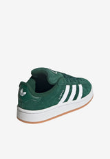 Adidas Kids Boys Campus 00s Elastic Lace Sneakers Green JI4332_DARK GREEN