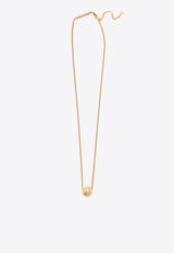 Loewe Anagram Pebble Necklace Gold JJ07241X03MET/R_LOEW-8130