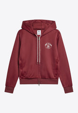 Adidas Originals X Wales Bonner Zip-Up Hooded Sweatshirt Bordeaux JM8298PL/Q_ADIST-CB