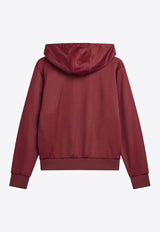 Adidas Originals X Wales Bonner Zip-Up Hooded Sweatshirt Bordeaux JM8298PL/Q_ADIST-CB