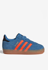 Adidas Kids Boys Gazelle Suede Sneakers Blue JP7134SUE/Q_ADIDS-FSC