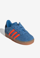 Adidas Kids Boys Gazelle Suede Sneakers Blue JP7134SUE/Q_ADIDS-FSC