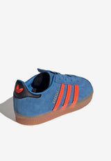 Adidas Kids Boys Gazelle Suede Sneakers Blue JP7134SUE/Q_ADIDS-FSC