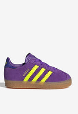 Adidas Kids Girls Gazelle Suede Sneakers Purple JP7136SUE/Q_ADIDS-ASC