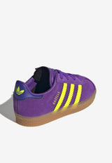 Adidas Kids Girls Gazelle Suede Sneakers Purple JP7136SUE/Q_ADIDS-ASC