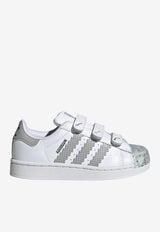 Adidas Kids Boys Superstar II X Minecraft Sneakers White JP8083_WHITE