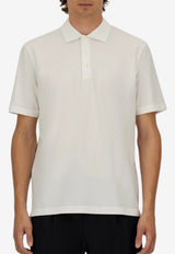 Herno Embroidered Logo Polo T-shirt White JPL00142U_WHITE