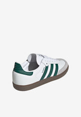 Adidas Kids Boys Samba OG Leather Shoes White JQ2843_WHITE