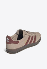 Adidas Originals Gazelle Indoor Leather Sneakers Khaki JQ8387LE/R_ADIDS-TF_604-8